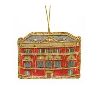 V&A façade embroidered decoration